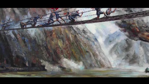 衛(wèi)星視角再現(xiàn)紅軍<em>飛奪</em><em>瀘定橋</em>軍事奇跡