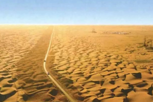 塔里木<em>沙漠</em>公路—目前世界上在流動<em>沙漠</em>中修建<em>的</em>最長<em>的</em>公路