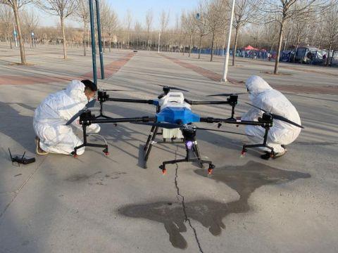 疫情防控用上高科技！平谷馬坊用無人機(jī)<em>消毒</em>