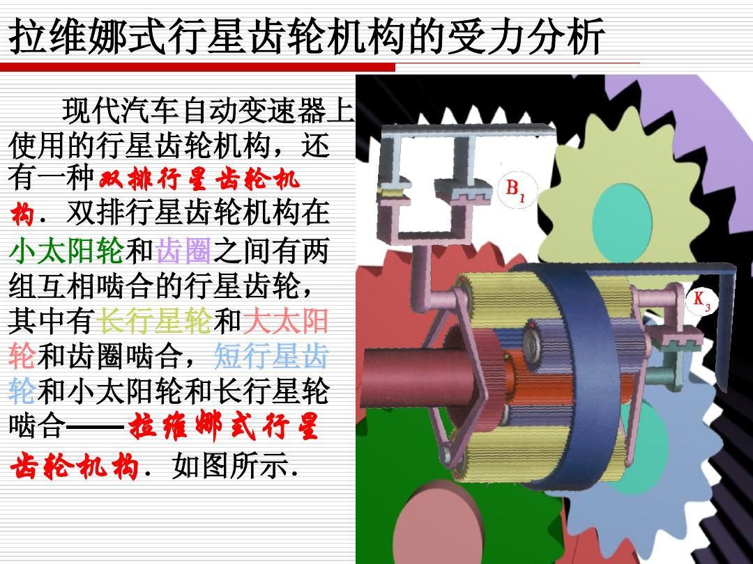 拉<em>維</em><em>娜</em>式行星齒輪機(jī)構(gòu)的受力分析
