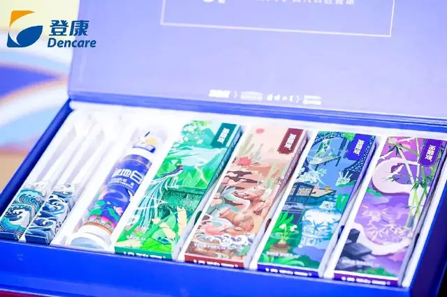 以“國潮”為主題結合冷酸靈經(jīng)典廣告詞打造四款產(chǎn)品