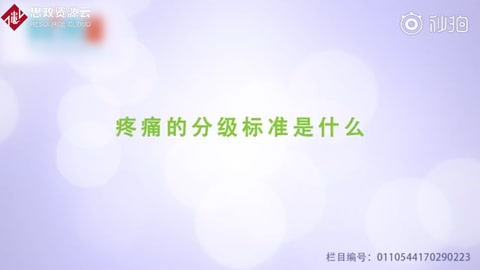 疼痛<em>的</em><em>分級(jí)</em>標(biāo)準(zhǔn)