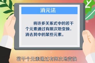 帶您了解消元<em>法</em>